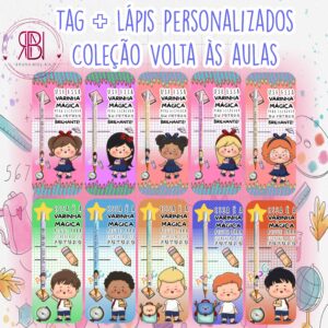 Kit Digital Tag e Lapis Volta as Aulas