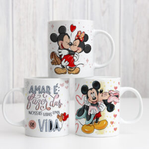Kit Digital Mickey e Minnie Namorados