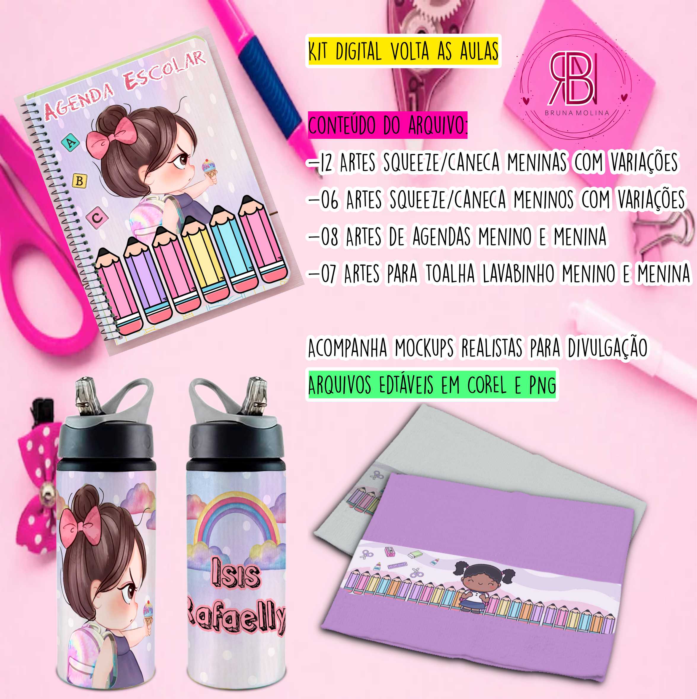 kit Digital Volta as aulas Gumball PNG PDF