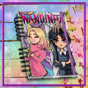 Kit Digital Wandinha Almofada e Agendas