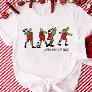 Arte digital Grinch não vou e pronto